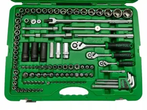 Набір інструменту комбінований 1/4", 3/8", 1/2" 163 од. TOPTUL GCAI163R №4