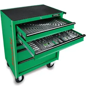 Тележка с инструментом передвижная TOPTUL 6 секций 208 ед. GE-20820 №1
