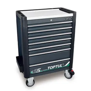 Тележка с инструментом (BUMPER SERIES) 7 секций 340ед. серый TOPTUL GE-34029 №1