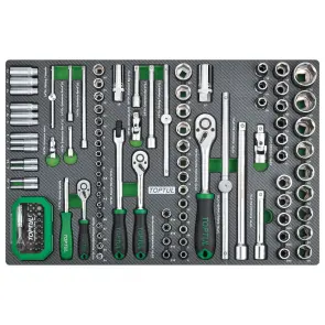 Тележка с инструментом (BUMPER SERIES) 7 секций 340ед. серый TOPTUL GE-34029 №9