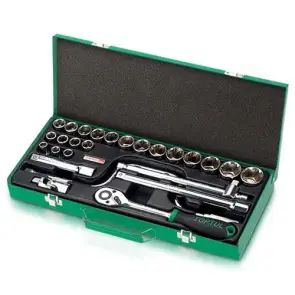 Набор инструмента TOPTUL 1/2" 26ед. (6-гр.) GCAD2601 №1