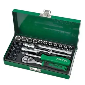 Автомобильный набор инструментов TOPTUL 1/4" 27ед. GCAD2701 №1