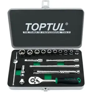 Набор инструмента дюймового TOPTUL 1/4" 18ед. 3/16"-9/16" GCAD1811 №1