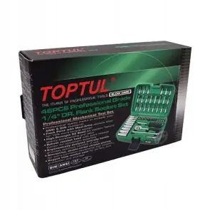 Профессиональный набор инструмента TOPTUL 1/4" 46ед. GCAI4601 №3