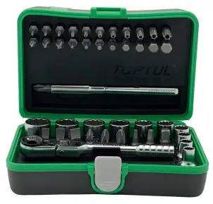 Набор бит и головок с трещоткой TOPTUL 1/4" 41 ед. (12-гран.) TOPTUL GADW4502 №3