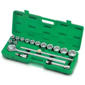 Набір головок з тріскачкою TOPTUL 3/4" 17ед. (12-гр.) GCAI1702 №1