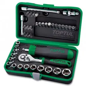 Профессиональный набор инструмента TOPTUL 1/4" 41ед. GADW4101 №1