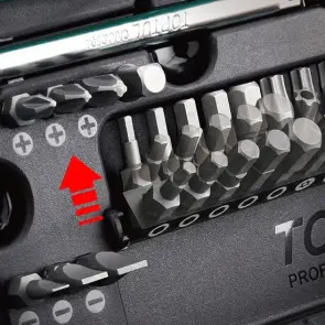 Профессиональный набор инструмента TOPTUL 1/4" 41ед. GADW4101 №4