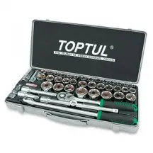 Комбинированный набор инструментов TOPTUL 1/2" (дюйм+метр.) 43ед. GCAD4303