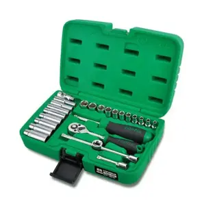 Набор инструмента в кейсе TOPTUL 1/4" 25ед. GCAI2501 №1