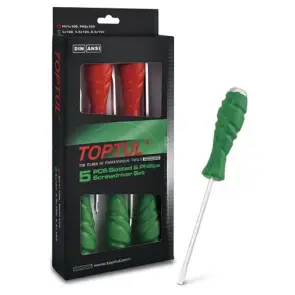 Набір викруток ударних SUPER GRIP TOPTUL 5 од. GAAE0509 №1