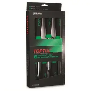 Набір викруток ударних TOPTUL (з шестигранником) 6 од. GAAE0605 №1