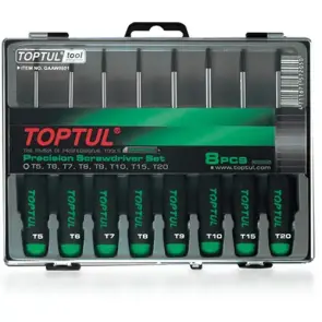 Набор отверток для точных работ TOPTUL (T5-T20) 8ед. GAAW0801 №1