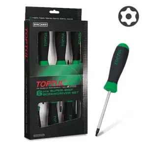 Набір викруток TORX з отвором T10-T40 6ед. TOPTUL GAAE0610 №1