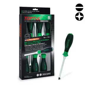 Набір викруток ударних з шестигранником 6 од. PRO-PLUS SERIES TOPTUL GFE-0602 №1