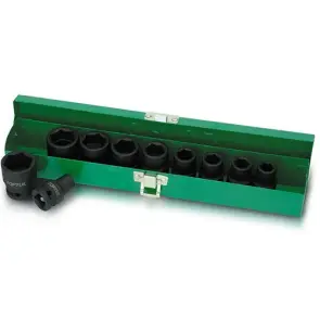 Набор ударных головок TOPTUL 1/2" 10-24мм 10ед. GDAD1001 №1