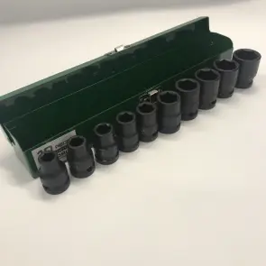 Набор ударных головок TOPTUL 1/2" 10-24мм 10ед. GDAD1001 №2