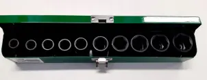 Набор ударных головок TOPTUL 1/2" 10-24мм 10ед. GDAD1001 №8