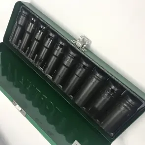 Набір довгих торцевих головок ударних TOPTUL 1/2" 10-24мм 10 од. GDAD1002 №4