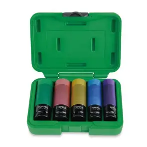 Набір головок для литих дисків TOPTUL 1/2" 5од. Pro-Series GDAI0503 №1