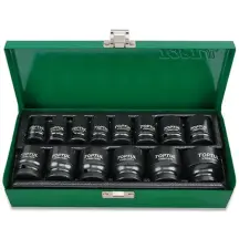 Набір головок дюймових ударних TOPTUL 1/2" 3/8...1-1/4 14ед. GEAD1401 купити в Києві