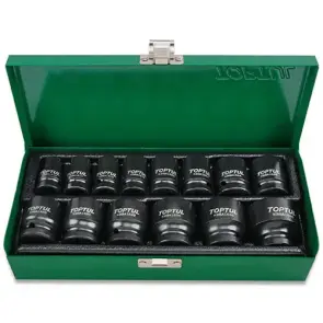 Набір головок дюймових ударних TOPTUL 1/2" 3/8...1-1/4 14ед. GEAD1401 №1
