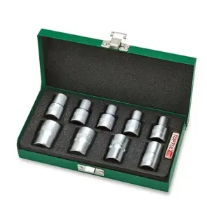 Набір головок TORX 1/2" E10-E24 9 од. (зірка Давида) TOPTUL GAAD0907 №1