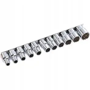 Набор 12-гранных головок на планке TOPTUL 12-гр. 1/2" 11ед. 8-22мм GAAQ1601U-12 №3