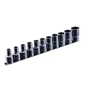 Набор головок торцевых на планке TOPTUL 1/2" 11ед. 8-22мм GAAQ1601U №1