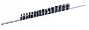 Набор головок торцевых на планке TOPTUL 3/8" 16ед. 6-22мм GAAQ1201U №1