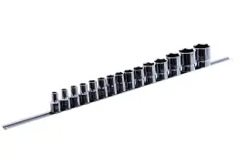 Набор головок торцевых на планке TOPTUL 1/2" 15ед. 8-32мм GAAQ1603U