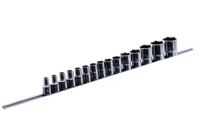 Набор головок торцевых на планке TOPTUL 1/2" 15ед. 8-32мм GAAQ1603U №1