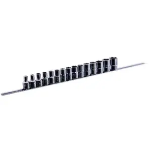 Набор головок торцевых на планке TOPTUL 1/2" 15ед. 8-24мм GAAQ1602U №1