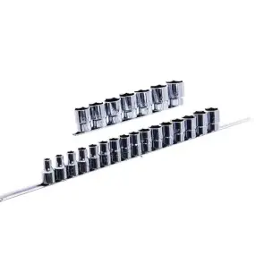 Набор 12-гранных головок на планке TOPTUL 12-гр. 1/2" 23ед. 8-32мм GAAQ1604U-12 №1