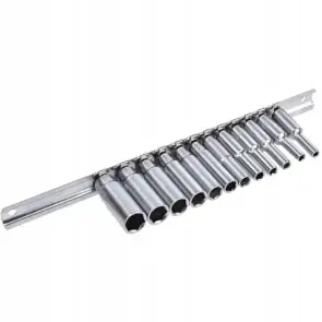 Набор головок длинных на планке TOPTUL 1/4" 12ед. 4-13мм GAAQ0802U №2