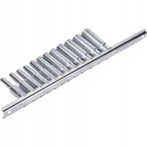 Набор головок длинных на планке TOPTUL 1/4" 12ед. 4-13мм GAAQ0802U №3