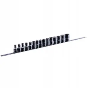 Набор 12-гранных головок на планке TOPTUL 12-гр. 1/2" 15ед. 8-24мм GAAQ1602U-12 №1