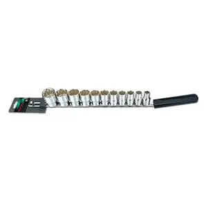 Набор дюймовых головок 12-гр. 1/2" 11 ед. (на планке) TOPTUL GBAQ1102 №1