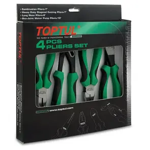 Набор шарнирно-губцевого инструмента TOPTUL 4ед. GAAE0402 №1