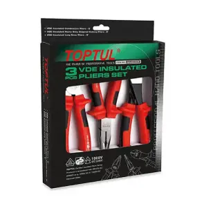 Набор диэлектрического инструмента 3ед. 1000V VDE TOPTUL GAAE0308 №1