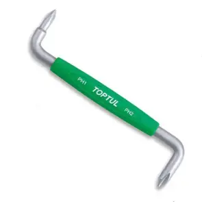 Вороток-викрутка хрестова S-подібна TOPTUL PH1xPH2 FBKA0102 №1