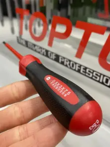 Отвертка диэлектрическая шлицевая TOPTUL 3x75 мм (1000V) FAEB0308 №2