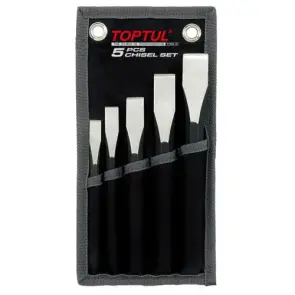 Набор зубил TOPTUL 5ед. в чехле GPAQ0505 №1