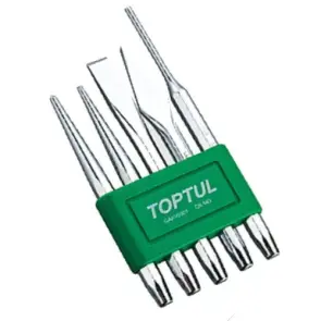Набір кернерів, вибивачів і зубил TOPTUL 5 шт. GAAV0501 №1