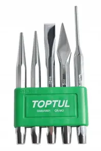 Набір кернерів, вибивачів і зубил TOPTUL 5 шт. GAAV0501 №3