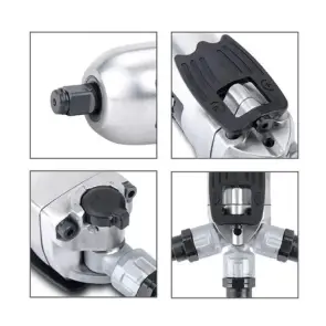 Пневмогайковерт професійний TOPTUL 3/8" 108N/m 12000об/хв Mini Butterfly Type KAAU1208 №2