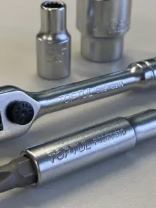 Магнитный битодержатель TOPTUL 1/4" L100мм (исп. с CHEV0811) FTDF0810 №4