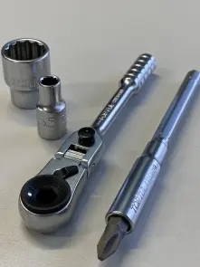 Магнитный битодержатель TOPTUL 1/4" L100мм (исп. с CHEV0811) FTDF0810 №5