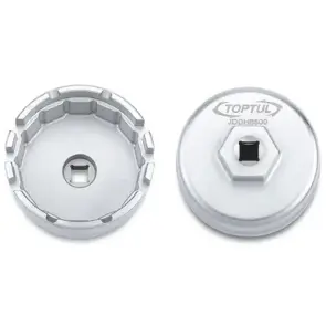 Съемник фильтра "чашка" TOPTUL 64,5/14 мм (4-х цил. TOYOTA) JDDH6500 №1