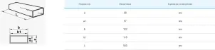 Воздуховод Вентс Пластивент 7005, (120x60, 0.5м) №2